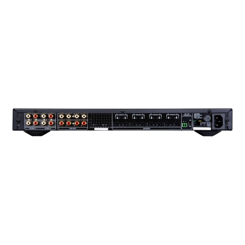 NAD CI 8-120 DSP V2, panel trasero y conexiones