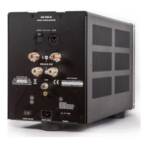 Electrocompaniet AW300M, panel trasero y conexiones
